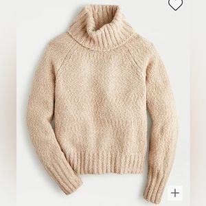 J.CREW Chunky Alpaca Turtleneck Sweater NWOT in Dark Oatmeal Size XS
